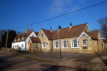 The old school and schoolhouse February 2012